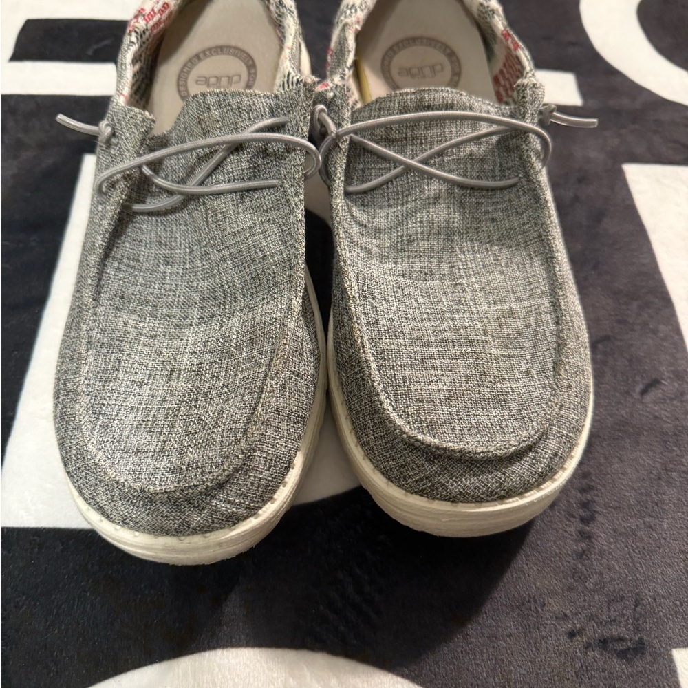Hey Dude Gray Slip-On Loafers
